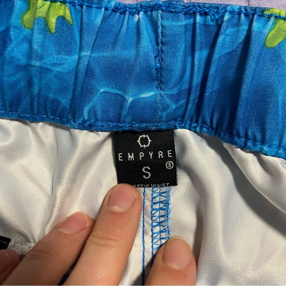 Blue Pool Floaty Swim Trunks - Picture 3 of 3